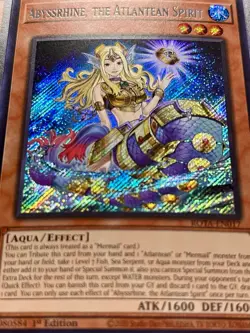 3x Abyssrhine, The Atlantean Spirit | ROTA-EN017 | Secret Rares | NM | YuGiOh! - Image 4