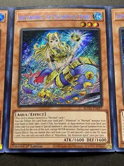 3x Abyssrhine, The Atlantean Spirit | ROTA-EN017 | Secret Rares | NM | YuGiOh! - Image 5