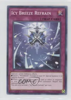Icy Breeze Refrain 1st Ed. YuGiOh Blazing Vortex #BLVO-EN072 - Image 1