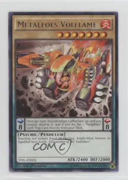 Metalfoes Volflame 1st Ed. YuGiOh The Dark Illusion #TDIL-EN024 - Image 1