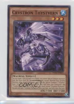 Crystron Thystvern 1st Ed. YuGiOh Invasion: Vengeance #INOV-EN019 - Image 1