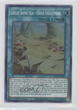 Great Sand Sea - Gold Golgonda 1st Ed. YuGiOh Blazing Vortex #BLVO-EN055 - Image 1
