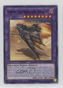 Sprind the Irondash Dragon 1st Ed. YuGiOh Blazing Vortex #BLVO-EN038 - Image 1