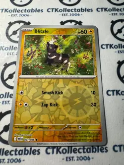 Blitzle Reverse Holo Scarlet & Violet White Flare #031/086 Pokemon - Image 1