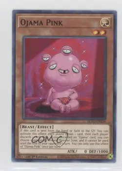 Ojama Pink 1st Ed. YuGiOh Blazing Vortex #BLVO-EN036 - Image 1