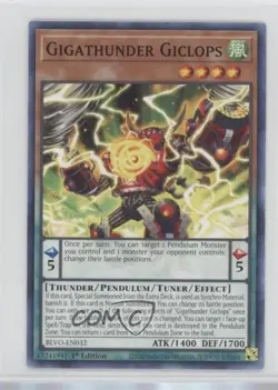 Gigathunder Giclops 1st Ed. YuGiOh Blazing Vortex #BLVO-EN032 - Image 1