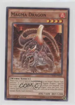 Magma Dragon 1st Ed. YuGiOh Crossed Souls Base Set #CROS-EN034 - Image 1