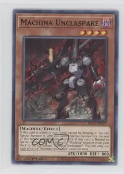 Machina Unclaspare 1st Ed. YuGiOh Blazing Vortex #BLVO-EN027 - Image 1