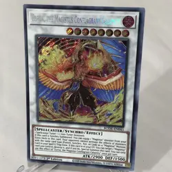 Yugioh BODE-045 Secret Rare Zoroa the Magistus Conflagrant Calamity Card 1st Ed - Image 1