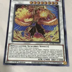 Yugioh BODE-045 Secret Rare Zoroa the Magistus Conflagrant Calamity Card 1st Ed - Image 4