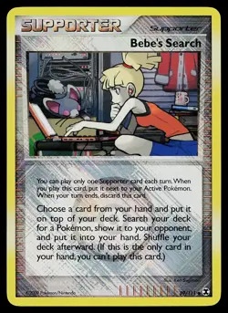 Pokemon Card - Bebe's Search League Promo Crosshatch 89/111 Reverse Holo - Image 1