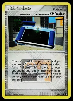 Pokemon Card - Team Galactic's Invention G-109 SP Radar League Promo 96/111 Holo - Image 1