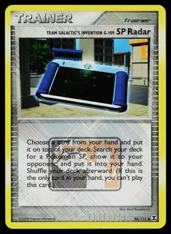 Pokemon Card - Team Galactic's Invention G-109 SP Radar League Promo 96/111 Holo - Image 1