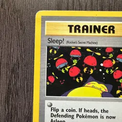 Sleep! (Rocket's Secret Machine) 79/82 Team Rocket Regular MP Pokemon Card TCG - Image 2