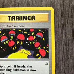 Sleep! (Rocket's Secret Machine) 79/82 Team Rocket Regular MP Pokemon Card TCG - Image 3