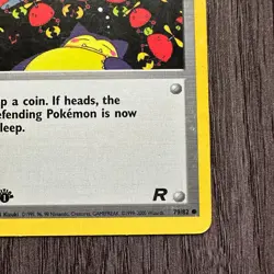 Sleep! (Rocket's Secret Machine) 79/82 Team Rocket Regular MP Pokemon Card TCG - Image 5