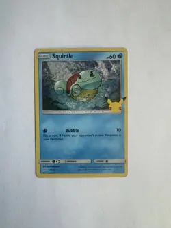 Squirtle 17/25 NM Holo McDonald's Pokemon 25th Anniversary Celebrations Card - Image 1