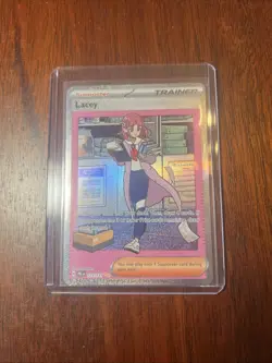 Pokemon TCG Trainer Lacey Prismatic Evolutions Holo Card 175/131 - Image 1