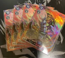 Digimon Card Digika Bt12 War Greymon4 Cards Japan - Image 1