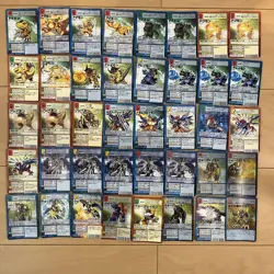 Digimon Card Old Agumon War Greymon Set Of 40 Japan - Image 1