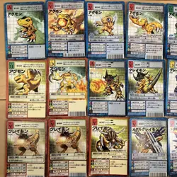Digimon Card Old Agumon War Greymon Set Of 40 Japan - Image 2
