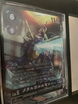 Digimon Card Rare War Greymon Medal Garrumon Japan - Image 2