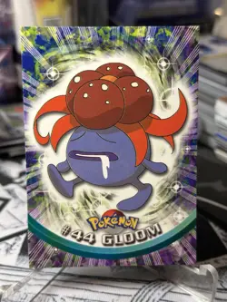 Gloom #44 1999 Topps Pokemon TV Animation Edition Series 1 Red Logo - Image 1