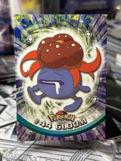 Gloom #44 1999 Topps Pokemon TV Animation Edition Series 1 Red Logo - Image 2