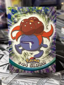 Gloom #44 1999 Topps Pokemon TV Animation Edition Series 1 Red Logo - Image 3