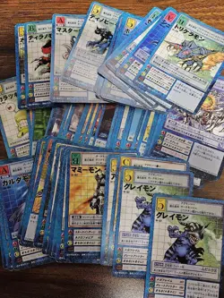 Digimon Card Initial Edition Game Set Of 70+ Japan - Image 5