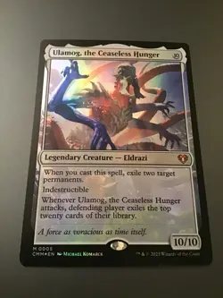MTG Commander Masters #0005 Ulamog, the Ceaseless Hunger Foil NM - Image 1