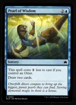 4x Pearl of Wisdom-Magic the Gathering-MTG-Bloomburrow-Near Mint-4x - Image 1