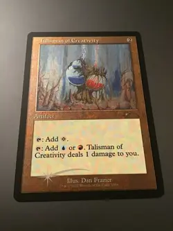 MTG Secret Lair #1058 Talisman of Creativity Retro Frame Etched Foil - Image 1