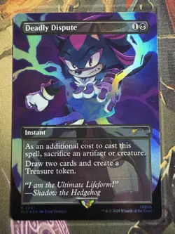 Deadly Dispute FOIL 2091 - MTG Sonic The Hedgehog Secret Lair - Image 1