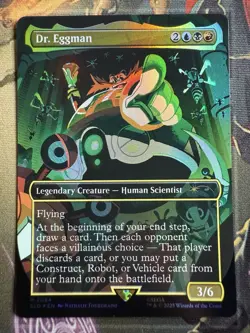 Dr. Eggman FOIL 2084 - MTG Sonic The Hedgehog Secret Lair - Image 1