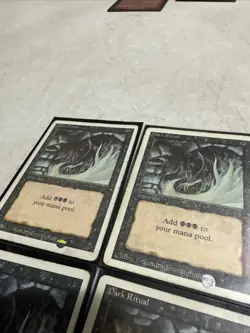 1994 MTG 4x Dark Ritual Revised Magic the Gathering + Odyssey Price Of Glory 2x - Image 5