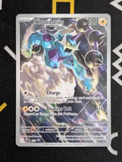 Thundurus | Black Bolt | SVP 209 | Pokemon Center Stamped - Image 1