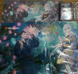 Mtg The Wandering Emperor Summer Festival Campaign Sleeves 6 Pieces Playmat - Image 1