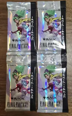 Mtg Final Fantasy Collector Booster Japan Edition 4 Pack - Image 1