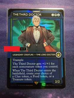 Mtg The Third Doctor Double Rainbow Foil - Image 1