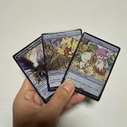 MTG English Metal Stainless Token Final Fantasy Complete Set of 3 Promo NM - Image 3