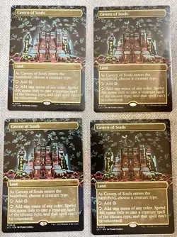 Mtg Cavern Of Souls English Borderless 4 Sheets - Image 1