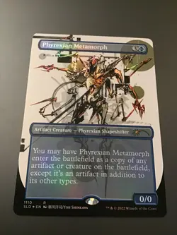 MTG Secret Lair #1110 Phyrexian Metamorph Borderless Foil - Image 1