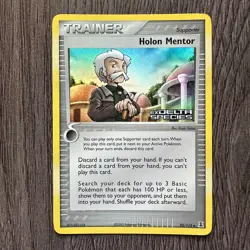 Holon Mentor 93/113 Delta Species Reverse Holo NM Pokemon Card TCG Stamped - Image 1