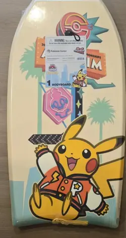 2025 Pokemon World Championships Pikachu Bodyboard Boogie Board Anaheim Worlds - Image 1