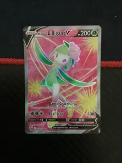 Hisuian Lilligant V 162/189 Astral Radiance Ultra Rare Holo Pokemon TCG Card NM - Image 1