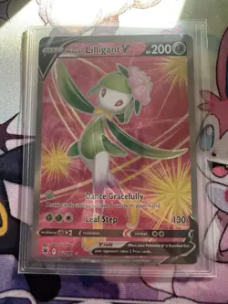 Hisuian Lilligant V 162/189 Astral Radiance Ultra Rare Holo Pokemon TCG Card NM - Image 1