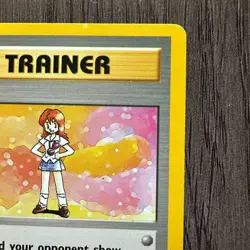 Lass 75/102 Base Set Regular HP DMG Pokemon Card TCG Vintage WOTC Crease - Image 3