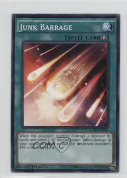 Junk Barrage 1st Ed. YuGiOh Legendary Collection 5Ds Mega-Pack #LC5D-EN044 READ - Image 1
