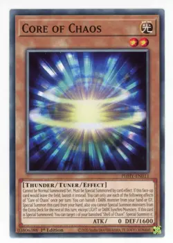 Yugioh Core Of Chaos PHHY-EN011 Common 1st Edition NM x3 Play Set - Image 1